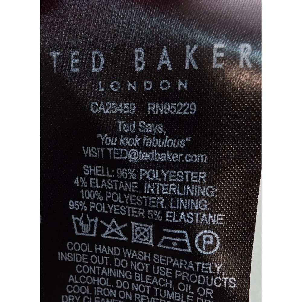 Ted Baker London Womens 12 (Ted Baker 5) Marlow Pink Floral Print Sheath Dress - Picture 13 of 15